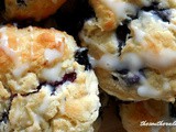 Blueberry biscuits