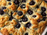 Blueberry butter swim biscuits