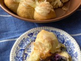 Blueberry cream cheese biscuits