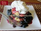 Blueberry shortcake