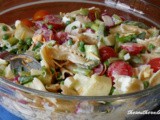 Bow-tie pasta salad