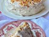 Butter pecan coconut cake