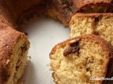 Buttery sour cream coffee cake