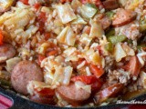 Cajun cabbage jambalaya