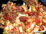 Cajun cabbage jambalaya