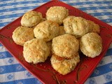 Cheesy apple biscuits