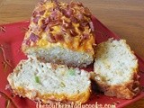 Cheesy bacon apple bread