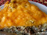 Cheesy hamburger pie