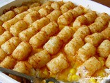 Cheesy tater tot casserole