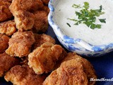 Chicken nuggets – homemade ranch dressing