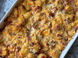 Chicken tater tot casserole