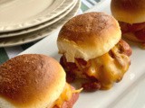 Chili cheese dog sliders