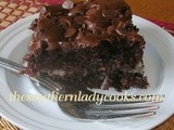Chocolate earthquake cake
