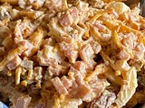 Chopped ham pecan salad