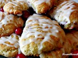 Cranberry orange scones