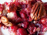 Cranberry pecan crisp