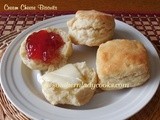 Cream cheese biscuits