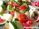 Creamy cucumber salad