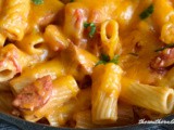 Creamy smoked sausage pasta