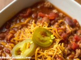 Crock pot pork chili