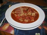 Crock pot stew meat chili