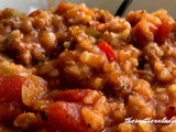 Crock pot stuffed pepper stew