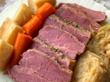 Crockpot corned beef and cabbage