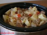 Crockpot pork steak stew