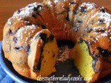 Easy lemon blueberry bundt cake