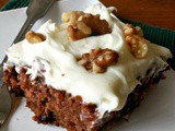 Fresh apple cake – cream cheese frosting