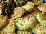 Fried green tomatoes and fried okra