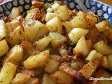 Fried potato breakfast bowl