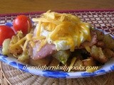 Fried potato breakfast bowl