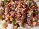 Ground beef and gravy