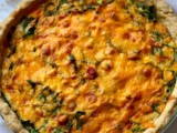 Ham spinach quiche