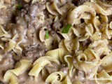 Hamburger stroganoff skillet