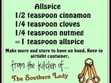 Handy food tip – make your own allspice