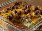 Hash brown and sausage breakfast casserole