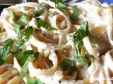 Homemade alfredo sauce