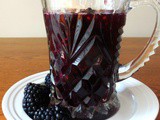 Homemade blackberry syrup