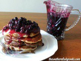 Homemade blueberry syrup