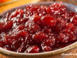 Homemade cranberry sauce