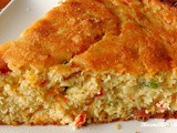 Iron skillet calico cornbread