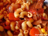 Macaroni ham soup – easy recipe