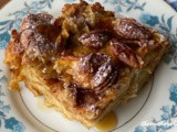 Maple pecan french toast casserole