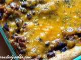 Mexican ground beef casserole