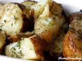 Microwave parsley potatoes