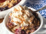 Mixed berry baked oatmeal