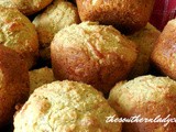 Mozzarella cornbread muffins