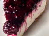 No bake blackberry cheesecake